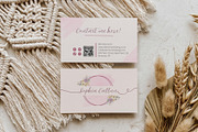 Floral Business Card Canva Template, a Business Card Template by Arslan (Thumbnail 1 of 6)