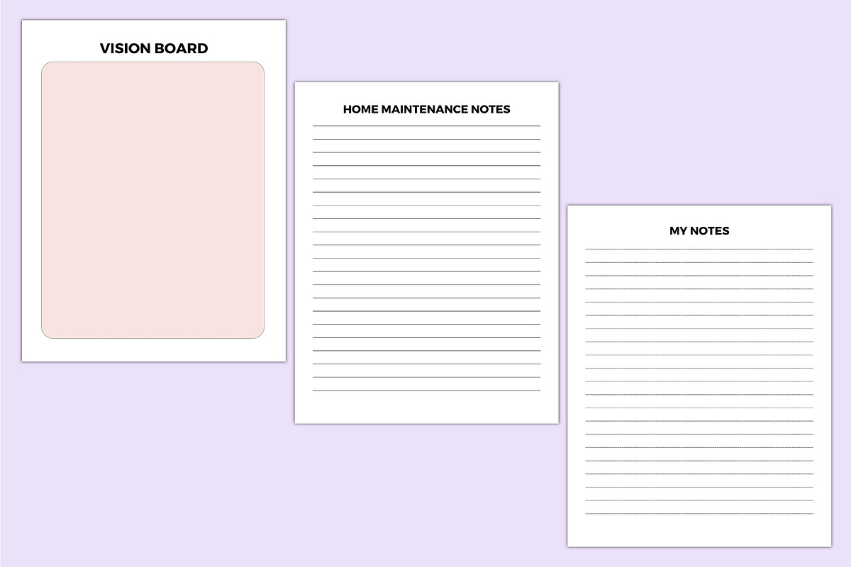 2025 Home Maintenance Planner, a Stationery Template by Shumaya (Photo 8 of 8)