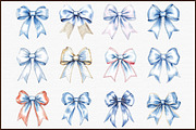 Watercolor Bows Clipart, an Illustration by Sublimation Artist (Thumbnail 3 of 6)