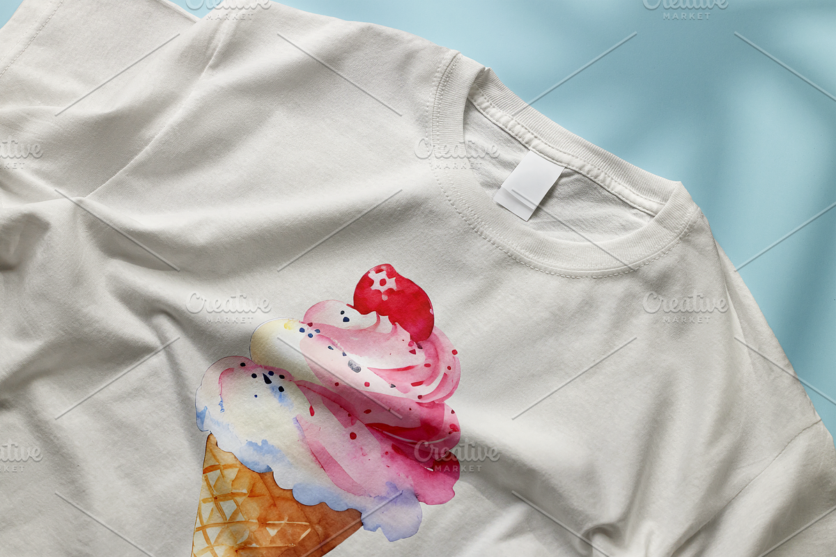 Kawaii Ice Cream Clipart, a Food Illustration by jvxvxnism (Photo 5 of 5)