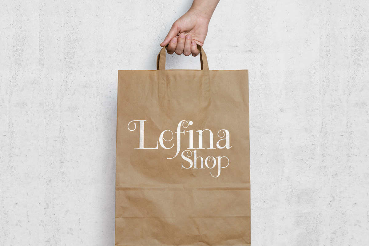 Lefina Typeface preview 7