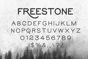 Freestone - Handmade Font