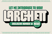 SG - LARCHETT, a Sans Serif Font by Studio Gulden (Thumbnail 1 of 12)