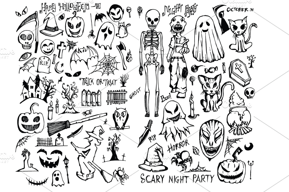 1128++ element doodle, a Graphic by TKDoodle (Photo 22 of 24)