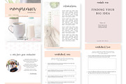 Momprenuer Canva Workbook Indesign, a Magazine Template by VanessaRyan.co (Thumbnail 3 of 4)