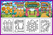 Blooming Corner Bold Easy Coloring, a Decorative Illustration by Design Station (Thumbnail 4 of 4)