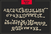 LabelFood font, vector letters, a Script Font by ZotovShop (Thumbnail 3 of 4)