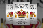 The Night of Kings Flyer Template, a Flyer Template by Creative Waffle (Thumbnail 1 of 5)