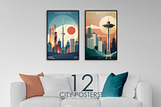 City Posters - 02, a Decorative Illustration by Digital Art Creations (Thumbnail 5 of 8)