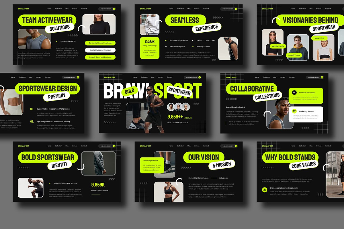 Bold Sporstwear Presentation, a Presentation Template by BumbleGraph Studio (Photo 4 of 5)