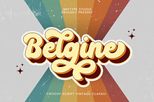 Belgine – Groovy Script Font