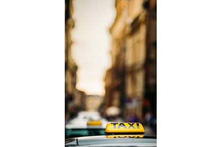 Taxi Sign On Roof Of Car, a Transportation Photo by Our Amazing World