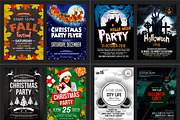 100-Party Flyers Bundle, a Flyer Template by AfzaalGraphics (Thumbnail 10 of 14)