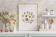 Watercolor Vegetables Collection, a Food Illustration by Jenteva Art (Thumbnail 5 of 15)
