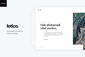 Fotico Photography HTML Template