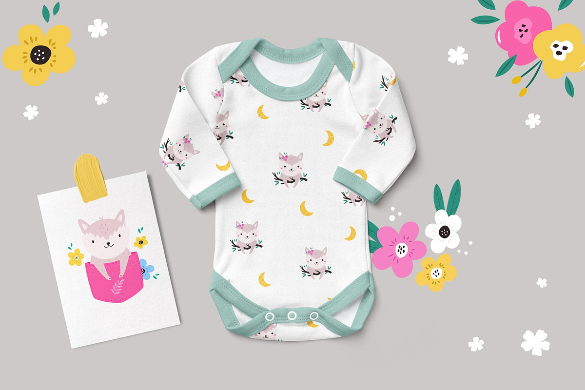 Cute Woodland Animals Vector Set, an Animal Illustration by danceyourlife (Photo 5 of 15)