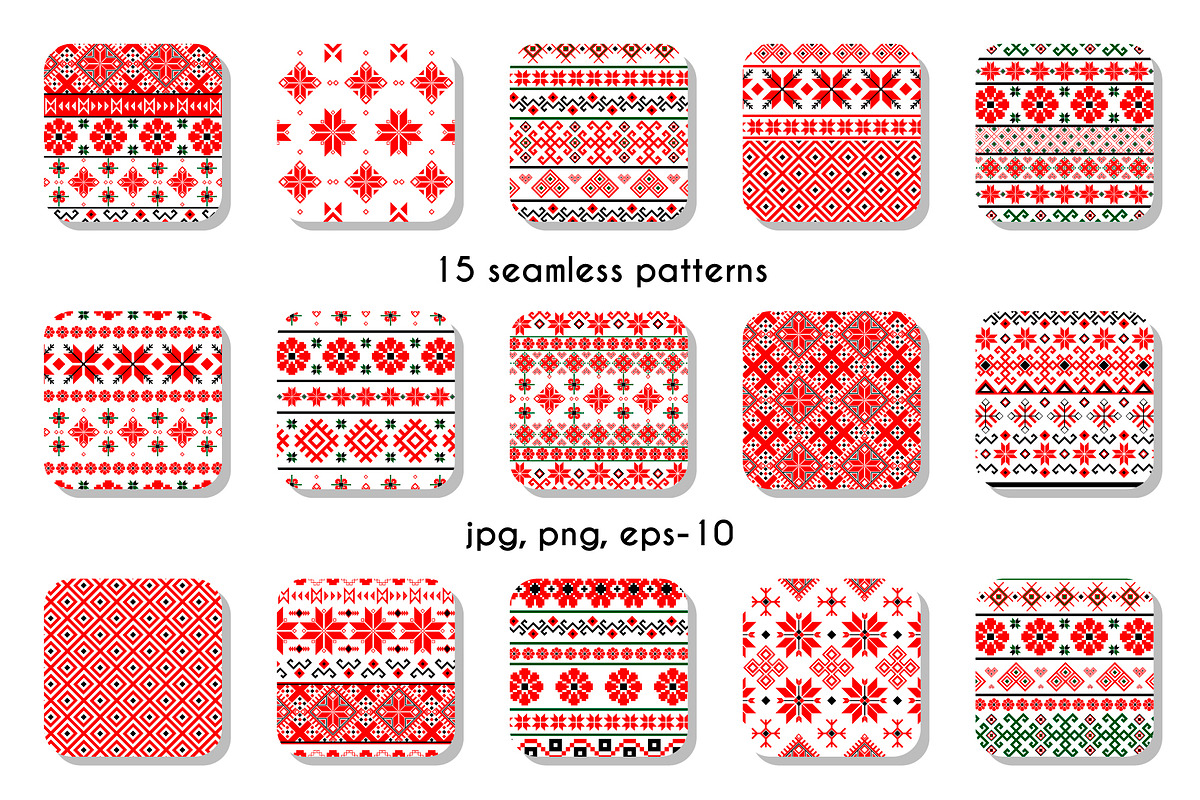 Bulgarian embroidery, a Decorative Illustration by Seaside Whiskers (Photo 2 of 6)