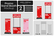 Promo Stand Booth Mockup, an Advertising Mockup by Bartama Graphic (Thumbnail 1 of 4)