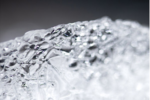 ice patterns with sharp edges and, a Nature Photo by Pakosta
