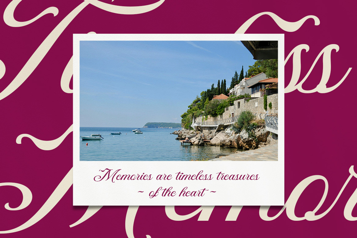 DT Maroon Champagne, a Handwritten Font by Dryy.type (Photo 3 of 15)