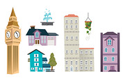 Cityscape Vector Set, an Illustration by Louis D. Wiyono (Thumbnail 4 of 4)