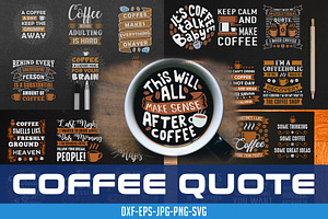 Coffee Quotes Crafts Vol 9