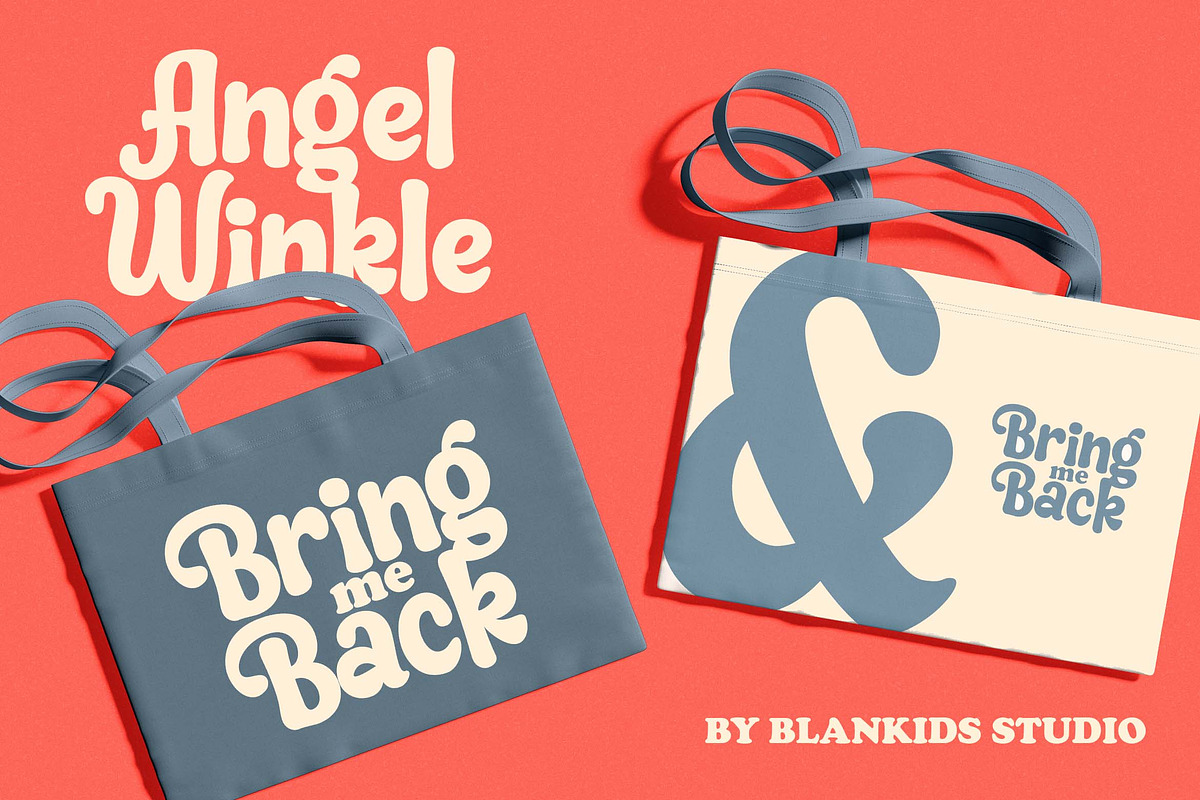 Angel Winkle a Bouncy Bold Font, a Font by Blankids Studio (Photo 11 of 12)