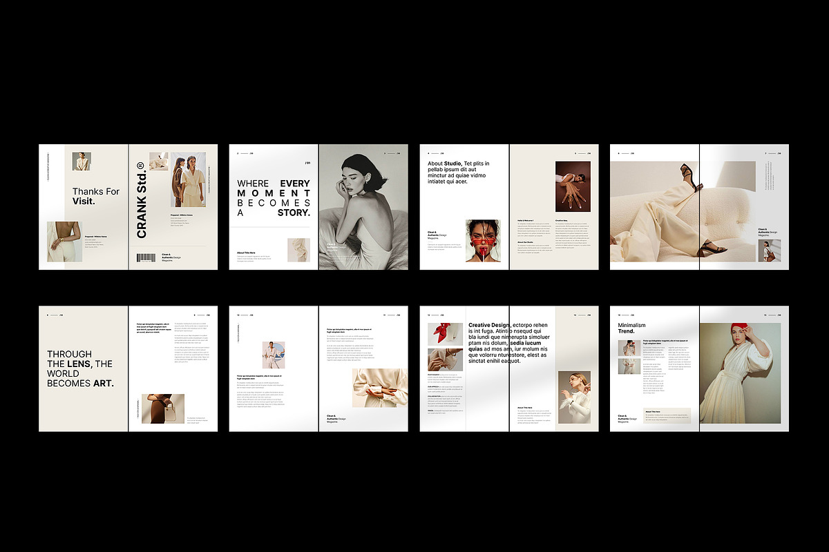 PORTFOLIO Magazine Brochure Template, a Magazine Template by TemplateFolio-Shop (Photo 16 of 18)