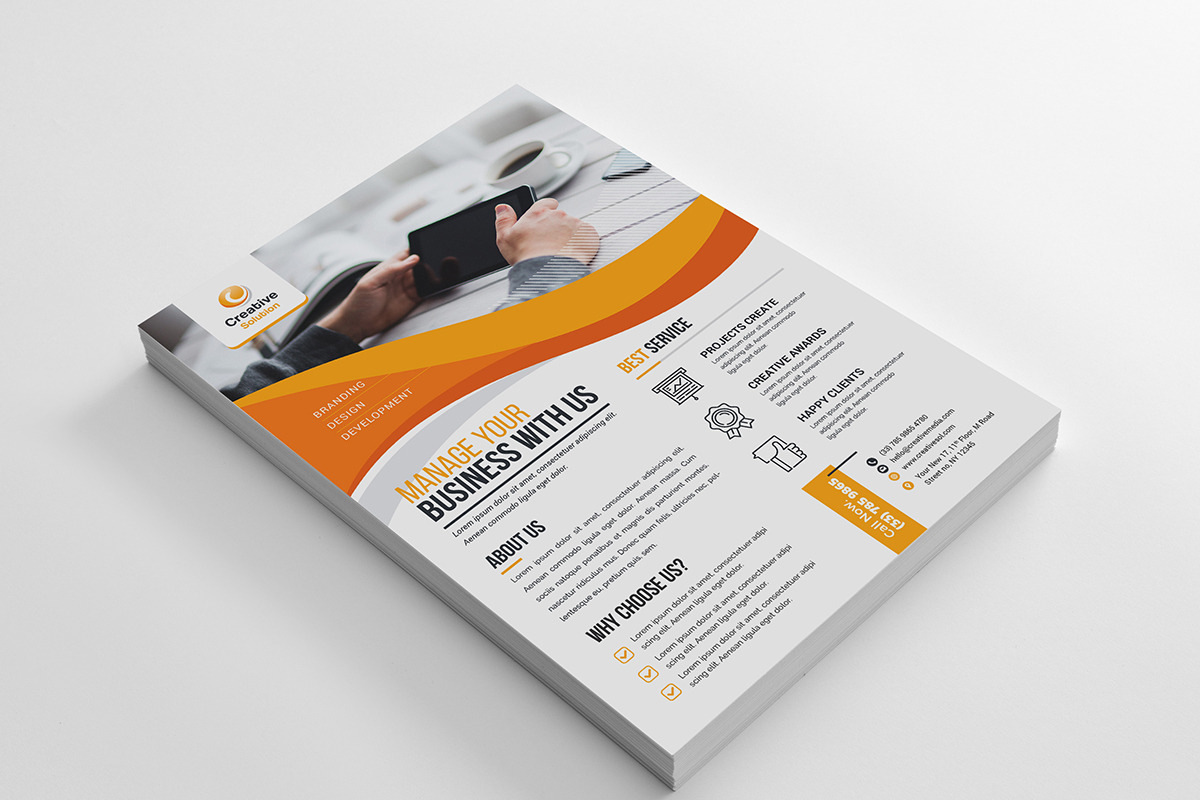Corporate Flyer, a Flyer Template by GenerousArt (Photo 4 of 11)