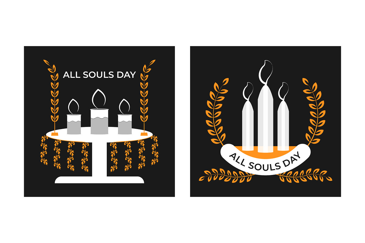All Souls Day illustration, a Decorative Illustration by Lakhan1998 (Photo 4 of 6)