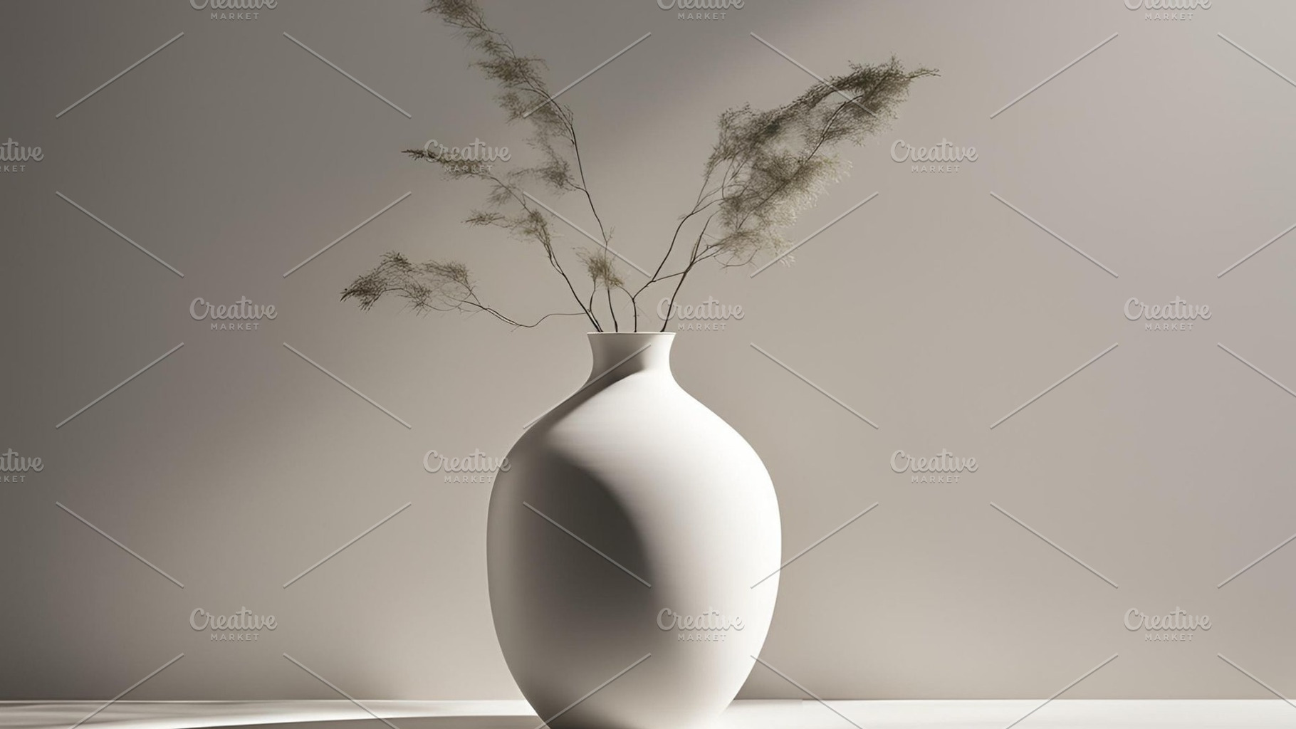 White background elegant vase, an Architecture Photo by ComfortQ