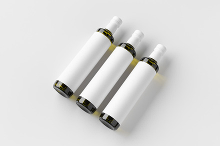 Olive oil bottle mockup, JPEG