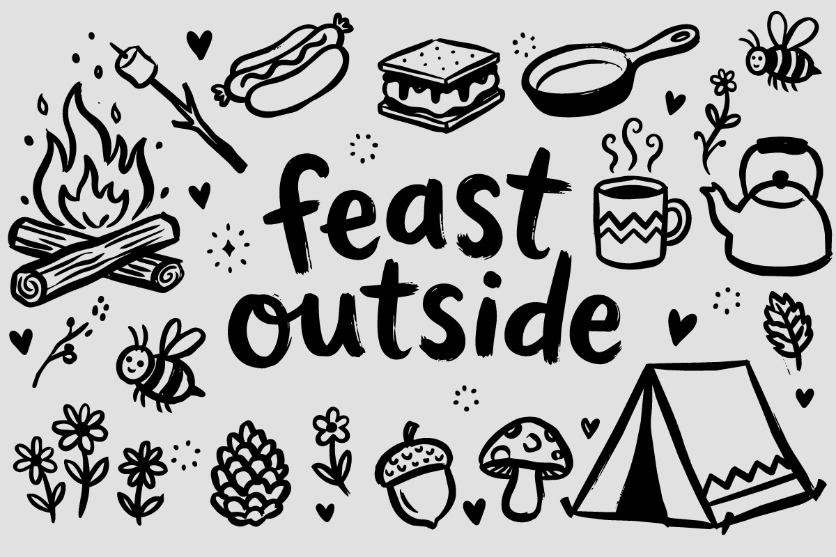 Camping Doodle Illustrations, an Object Illustration by Huza Studio (Photo 3 of 10)