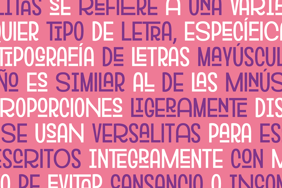 Versalita& - Font preview 7