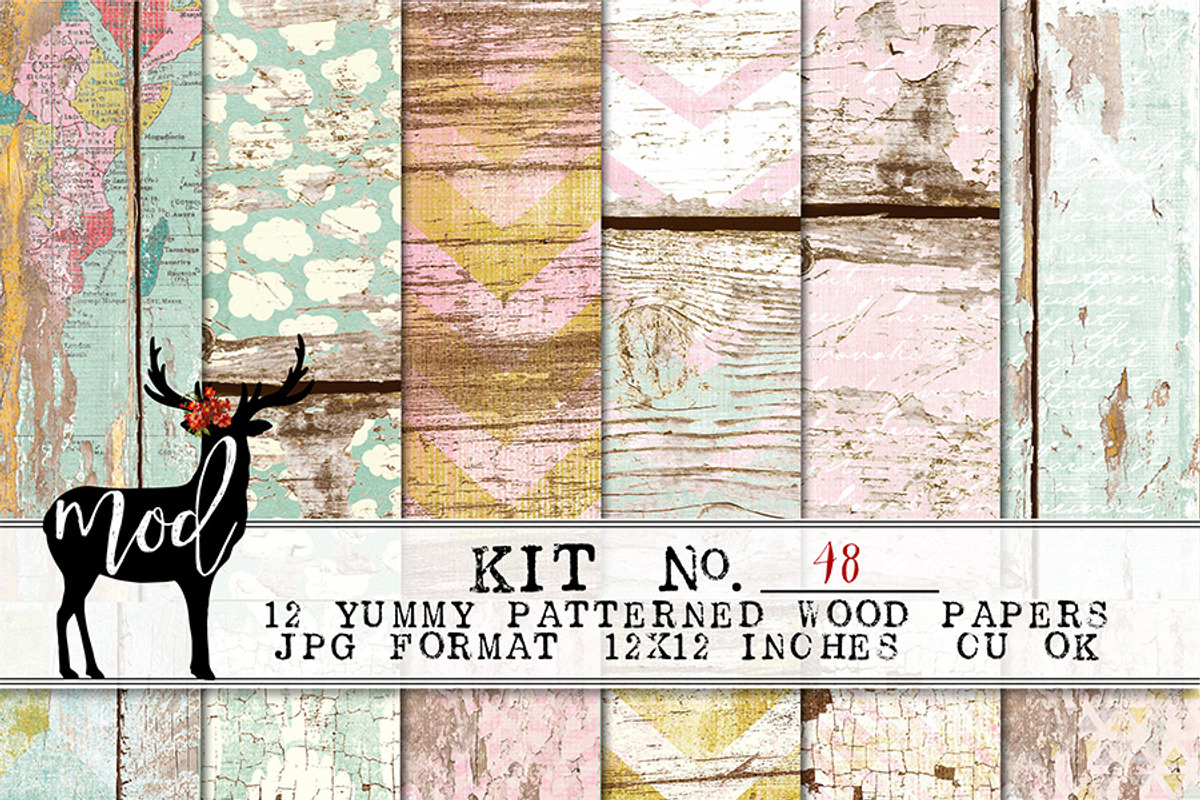 Background Paper Kit 48, a Graphic by Mod Paperie (Photo 1 of 2)