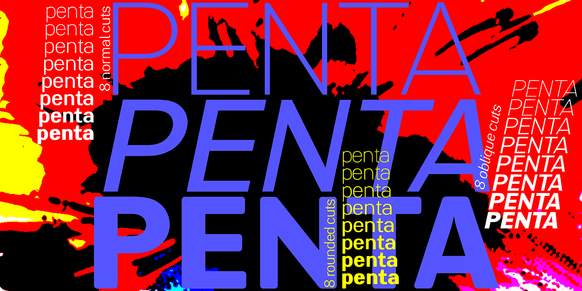 Penta, a Sans Serif Font by Wiescher-Design (Photo 6 of 8)