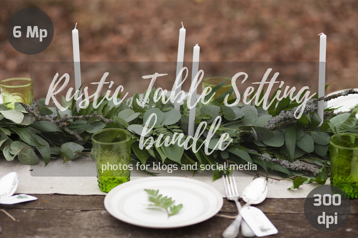 Rustic table setting Bundle, a Food & Drink Photo by Marine Girl shop (Photo 4 of 6)
