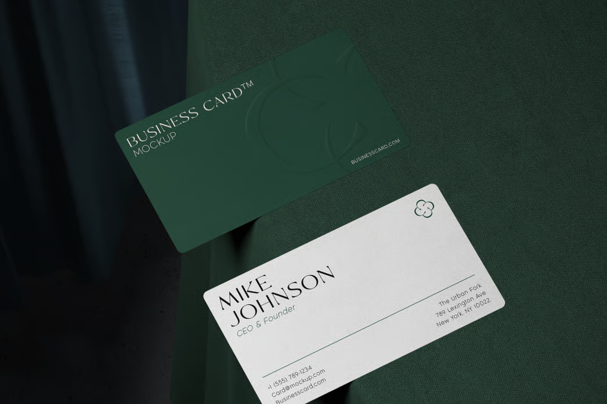 Professional Business Card Mockup, an Advertising Mockup by graphicsauce (Photo 1 of 3)
