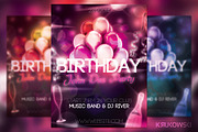 Elegant Birthday Flyer, a Flyer Template by Krukowski Graphics (Thumbnail 1 of 3)