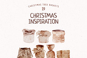 Christmas Inspiration Watercolor set, a Seasonal Illustration by Yakovleva Margarita (Thumbnail 15 of 19)