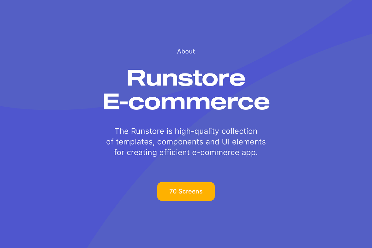 Runstore E-commerce UI Kit, an UI Kit Template by Singlayn (Photo 2 of 8)