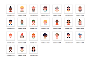 24 Cheerful Faces, an Icon by Masha Tace (Thumbnail 4 of 4)