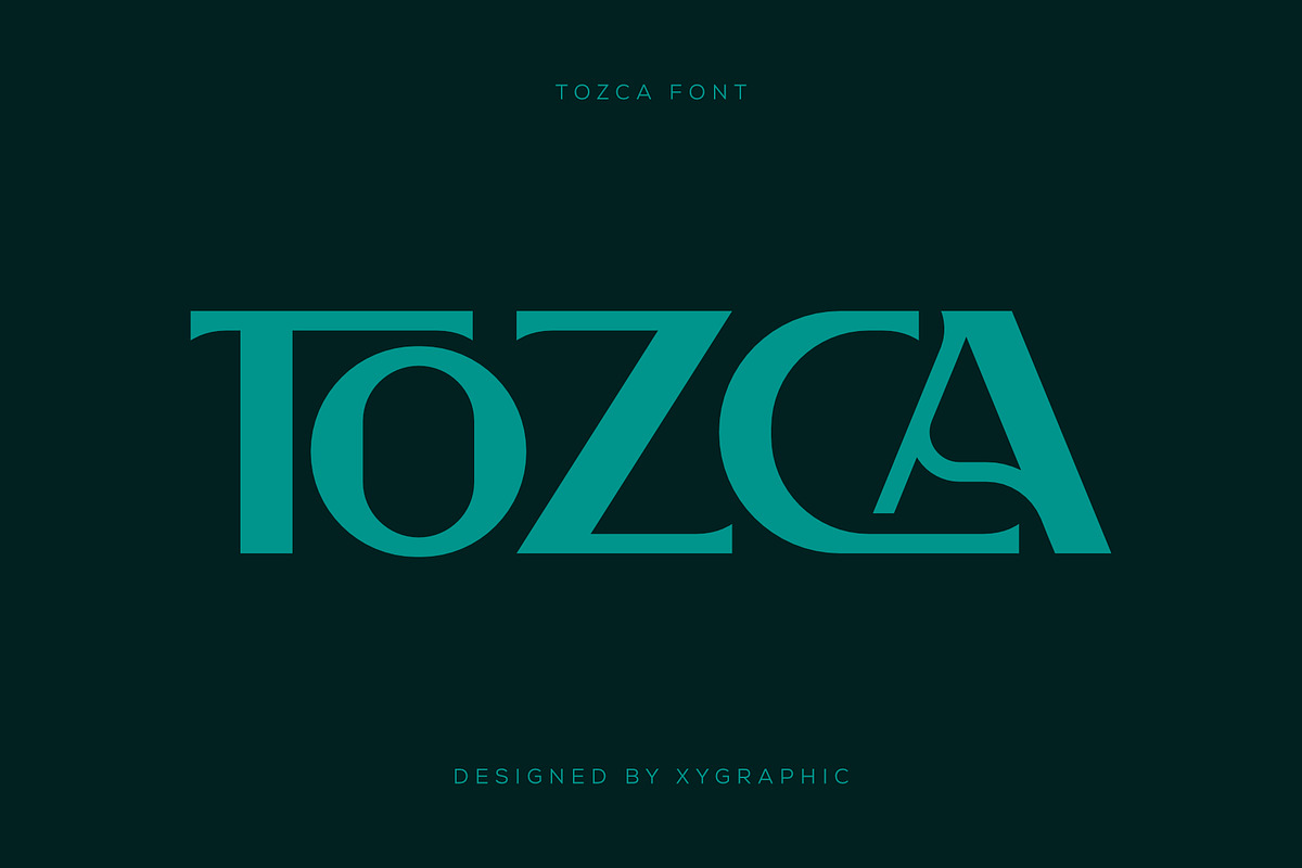 Tozca - Simple Luxury Typeface, a Serif Font by xyGraphic (Photo 10 of 10)