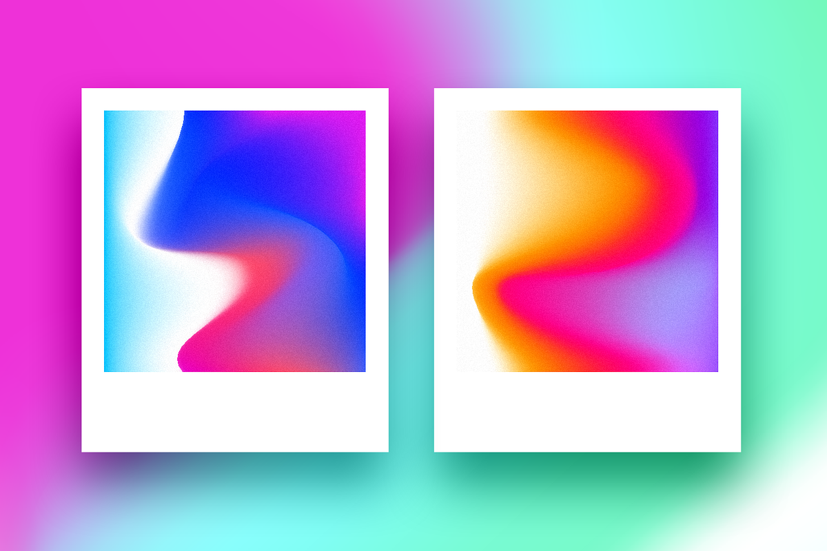 Holographic Gradient Backgrounds, a Texture Graphic by P.F. Creative Lab (Photo 1 of 5)