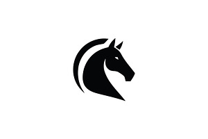 Modern Horse Head Logo, a Branding & Logo Template by Vectorium Studio