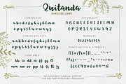 Quitanda Brush Script Font & Extras, a Script Font by milenabdesign (Thumbnail 7 of 12)