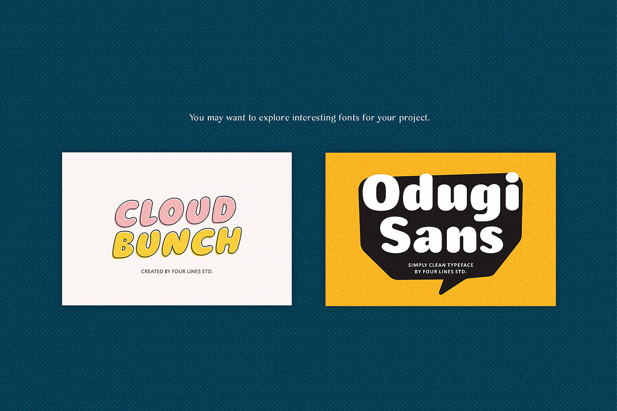 Pepse Dash – The Joy of Cutouts, a Font by Four Lines Std. (Photo 10 of 10)