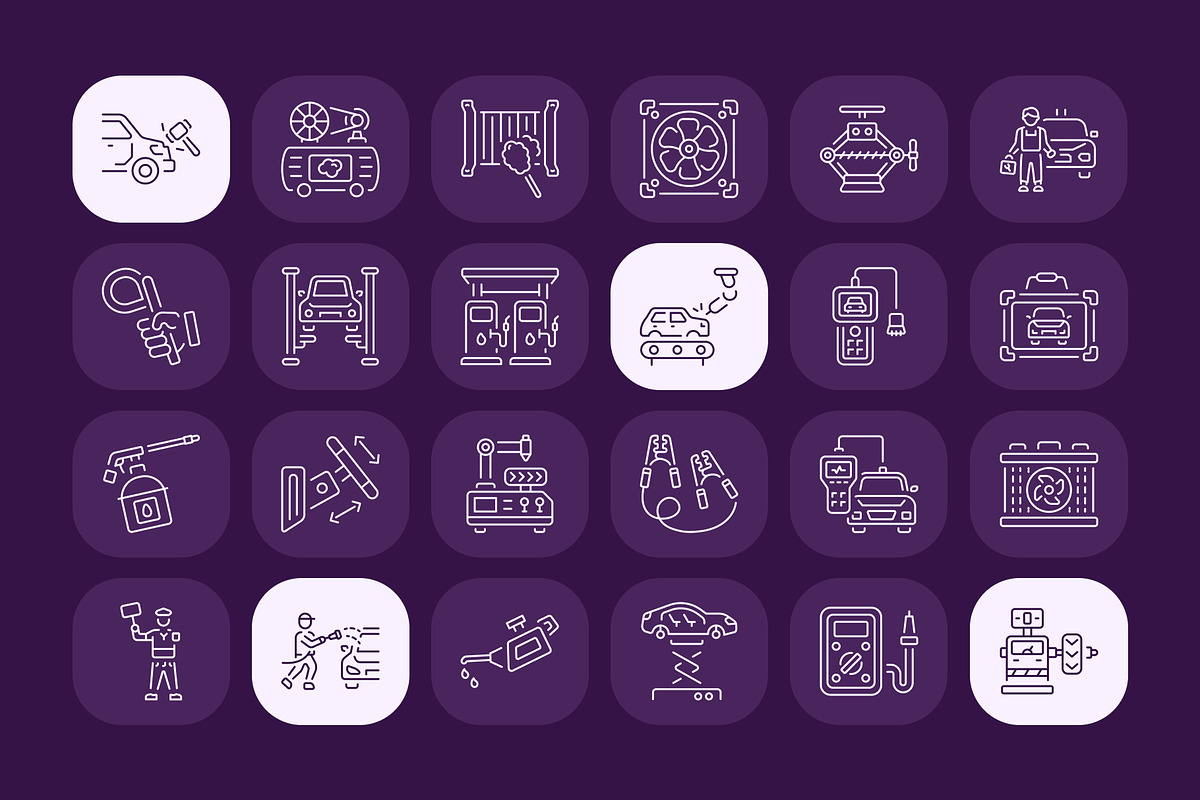 Animated Automotive Industry Icon, an Outline Icon by Prosymbols (Photo 3 of 4)