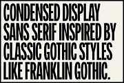 Franklin Ave. - Gothic Sans Serif, a Sans Serif Font by Great Scott! (Thumbnail 2 of 5)