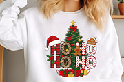 Ho ho ho christmas tree Png, an Illustration by SinaCreation (Thumbnail 5 of 7)